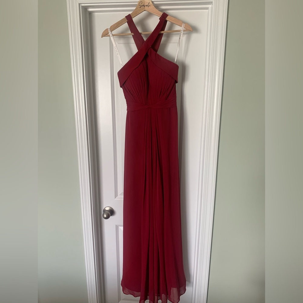Burgundy Bridesmaid Dress